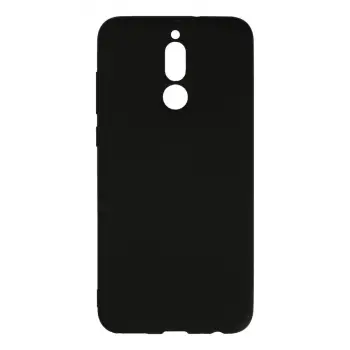 Mate 10 Lite Kılıf Nano içi Kadife Silikon - Siyah