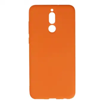 Mate 10 Lite Kılıf Nano içi Kadife Silikon - Turuncu