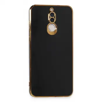 Mate 10 Lite Kılıf Volet Silikon - Siyah