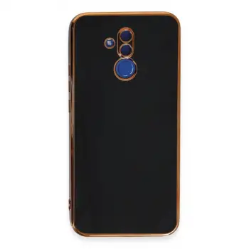 Mate 20 Lite Kılıf Volet Silikon - Siyah