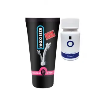 Maxsize Erkeğe Özel 50 ml Krem + Yanında O Caps 15li Erkeğe