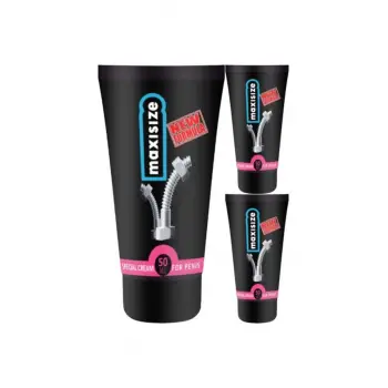 Maxsize Maxi Size 3 Adet Cream Erkeğe Özel 50 ml Şekillendirici Hareketleyici Krem