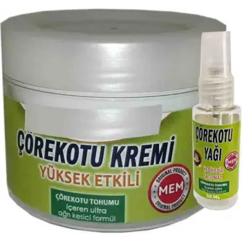 MEM ÇÖREK OTU KREMİ 100ML + 30 ML YAĞ SET