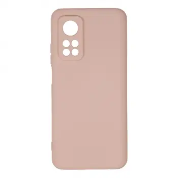 Mi 10T Kılıf Nano içi Kadife Silikon - Pudra