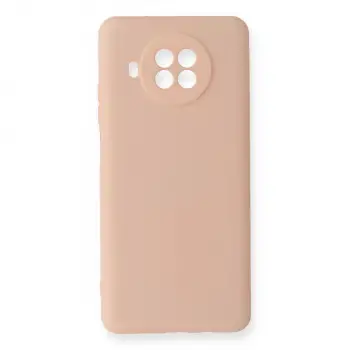 Mi 10T Lite Kılıf Nano içi Kadife Silikon - Pudra
