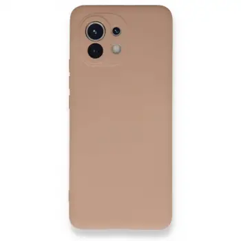 Mi 11 Kılıf Nano içi Kadife Silikon - Pudra