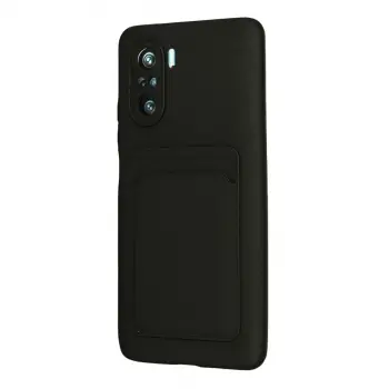 Mi 11i Kılıf Kelvin Kartvizitli Silikon - Siyah