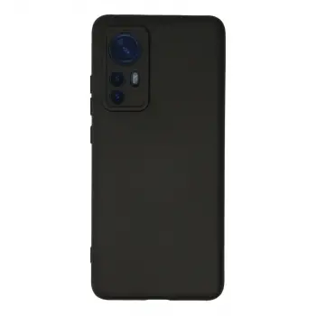 Mi 12 Kılıf Nano içi Kadife Silikon - Siyah