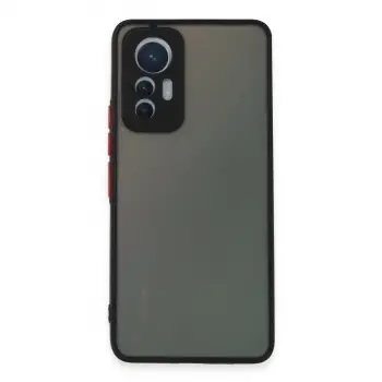 Mi 12 Lite Kılıf Montreal Silikon Kapak - Siyah
