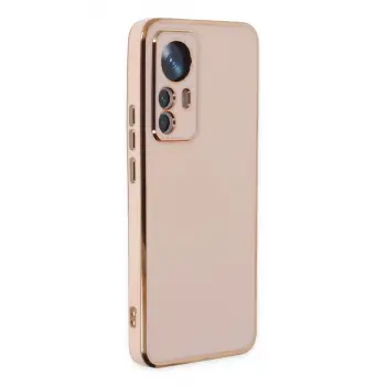 Mi 12T Pro Kılıf Volet Silikon - Pembe