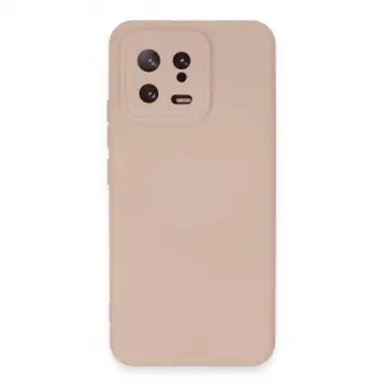 Mi 13 Kılıf Nano içi Kadife Silikon - Pudra