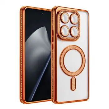 Mi 15T Pro Joke Simli Magneticsafe Kılıf - Turuncu