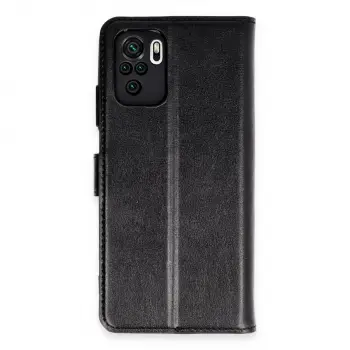 Mi Note 10 Trend S Plus Kapaklı Kılıf - Siyah