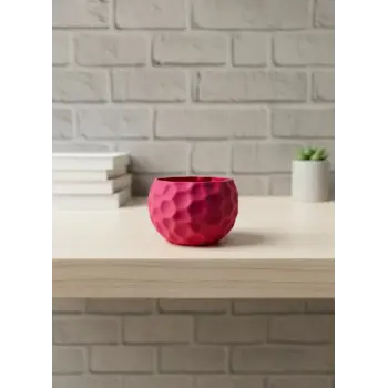 Mini Mor Dekoratif Saksı 5 cm Modern Masaüstü Bitki Saksısı