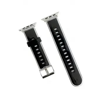 Movenchy Apple Watch 38mm Jelly Silikon Kordon - Siyah