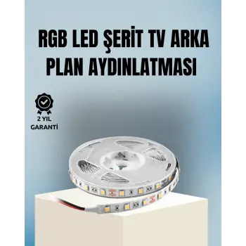 Müzikle Senkronize LED Şerit TV Aydınlatma