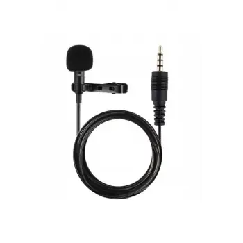 Newface 3.5mm Jak 1.5 Metre Double Mikrofon - Siyah
