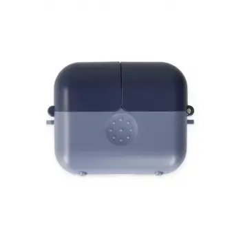 Newface Apple Airpods 3 (3.nesil) Basmalı Kılıf - Mavi-Lacivert