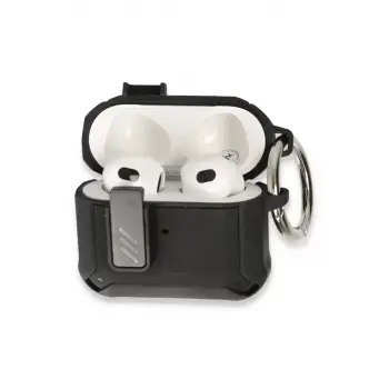 Newface Apple Airpods 3 (3.nesil) Truva Kılıf - Siyah
