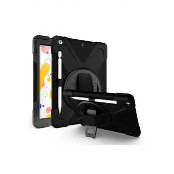 Newface Apple iPad Air 13 (2024) Kılıf Amazing Tablet Kapak - Siyah
