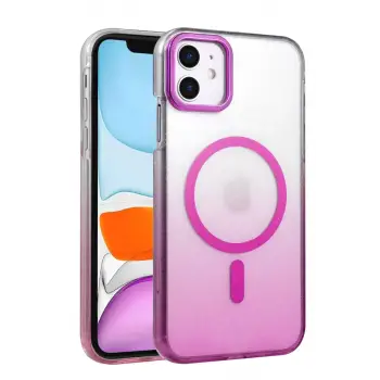 Newface Apple iPhone 11 Glossy Magsafe Kapak - Mor