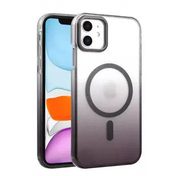 Newface Apple iPhone 11 Glossy Magsafe Kapak - Siyah