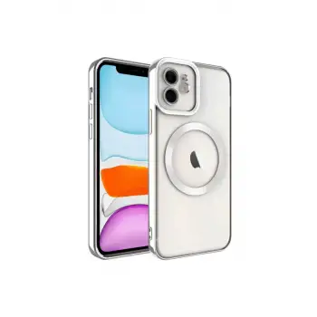 Newface Apple iPhone 11 Kılıf Kross Magneticsafe Kapak - Titan Gri