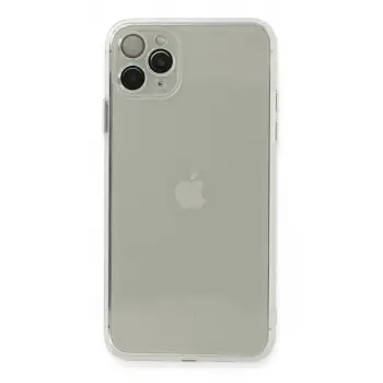 Newface Apple iPhone 11 Pro Kılıf Fly Lens Silikon - Şeffaf