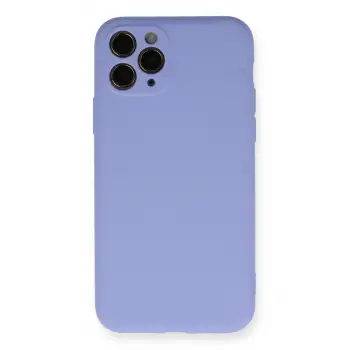 Newface Apple iPhone 11 Pro Kılıf Nano içi Kadife Silikon- Lila