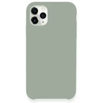 Newface Apple iPhone 11 Pro Max Kılıf Lansman Legant Silikon - Açık Gri
