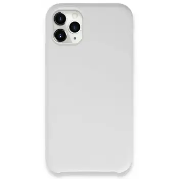 Newface Apple iPhone 11 Pro Max Kılıf Lansman Legant Silikon - Beyaz