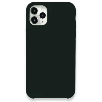 Newface Apple iPhone 11 Pro Max Kılıf Lansman Legant Silikon - Koyu Yeşil