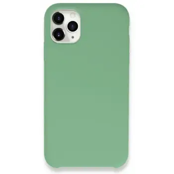 Newface Apple iPhone 11 Pro Max Kılıf Lansman Legant Silikon - Yeşil
