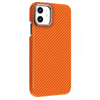 Newface Apple iPhone 11 Vega Magsafe Kapak - Turuncu