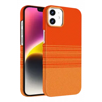 Newface Apple iPhone 11 Vega Magsafe Kapak - Turuncu