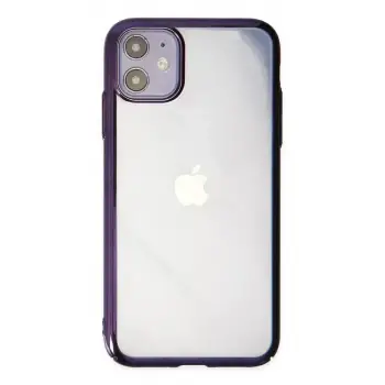 Newface Apple iPhone 12 Kılıf Element Silikon - Mor