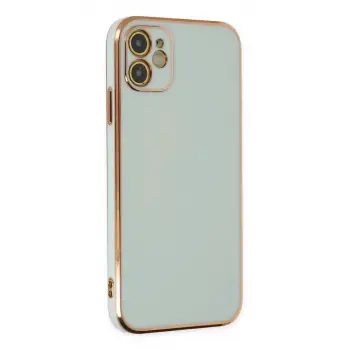 Newface Apple iPhone 12 Kılıf Volet Silikon - Açık Yeşil