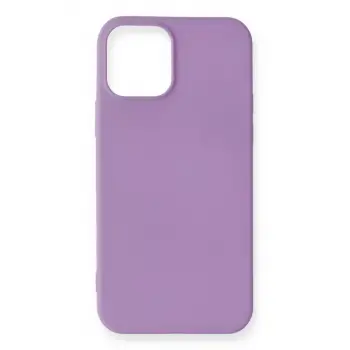 Newface Apple iPhone 12 Mini Kılıf First Silikon - Lila