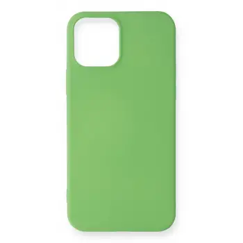 Newface Apple iPhone 12 Mini Kılıf First Silikon - Yeşil