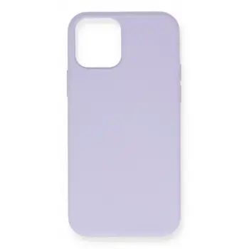Newface Apple iPhone 12 Mini Kılıf Nano içi Kadife Silikon - Lila