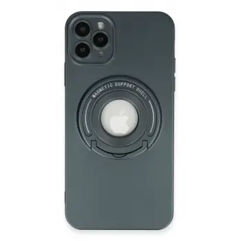 Newface Apple iPhone 12 Pro Kılıf Lukka Magneticsafe Kapak - Koyu Yeşil