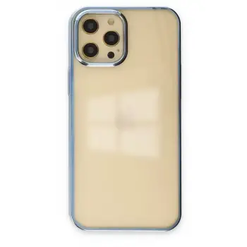 Newface Apple iPhone 12 Pro Max Kılıf Element Silikon - Mavi