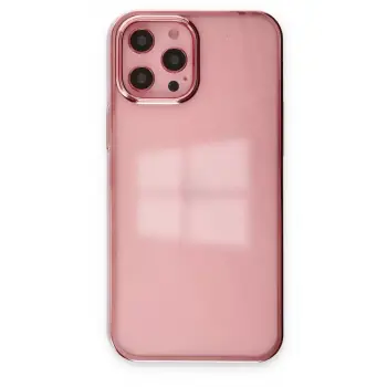 Newface Apple iPhone 12 Pro Max Kılıf Element Silikon - Pembe