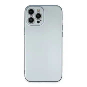 Newface Apple iPhone 12 Pro Max Kılıf Nano içi Kadife Silikon - Sky Blue