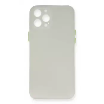 Newface Apple iPhone 12 Pro Max Kılıf PP Ultra İnce Kapak - Beyaz