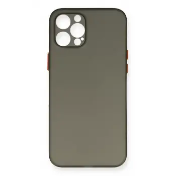 Newface Apple iPhone 12 Pro Max Kılıf PP Ultra İnce Kapak - Gri