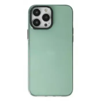Newface Apple iPhone 13 Pro Kılıf Anka PC Sert Metal Kapak - Yeşil