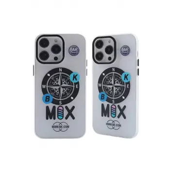 Newface Apple iPhone 13 Pro Kılıf Apollo Magneticsafe Desenli Kapak - Apollo Şeffaf - 3
