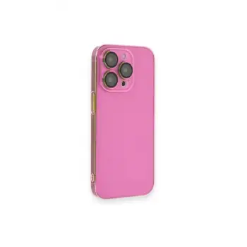 Newface Apple iPhone 13 Pro Kılıf Armada Lensli Kapak - Pembe