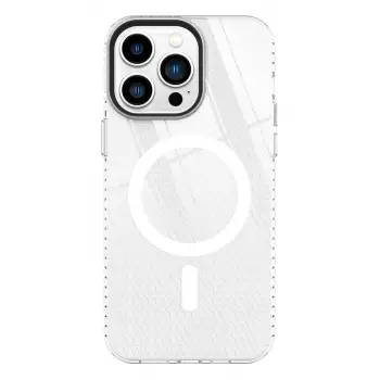 Newface Apple iPhone 13 Pro Kılıf Beta Magneticsafe Silikon - Şeffaf